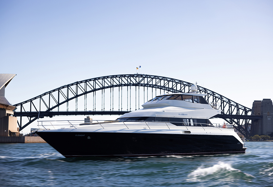 ELEMENT Element Boat Hire - Superyacht Charter - Sydney Harbour Escapes